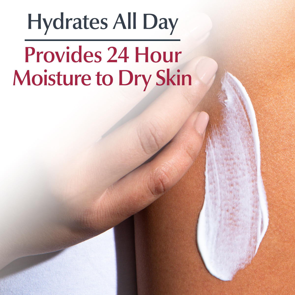 Eucerin Daily Hydration Lotion SPF 15 side view showing ingredients