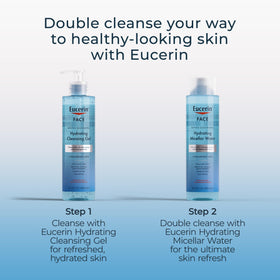 Eucerin Gentle Cleansing Gel in a skincare routine