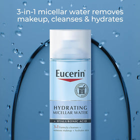 Eucerin Hydrating Micellar Water bottle side view