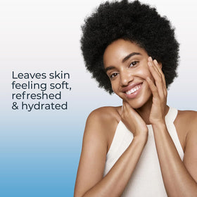 Eucerin Hydrating Micellar Water on a bathroom counter