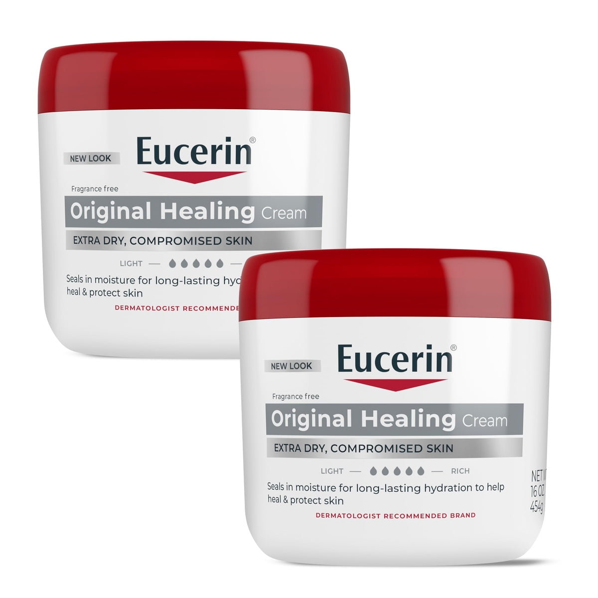 Eucerin Original Healing Cream 16 oz jar front view