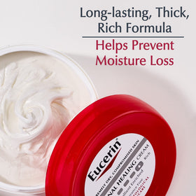 Eucerin Original Healing Cream on dry skin