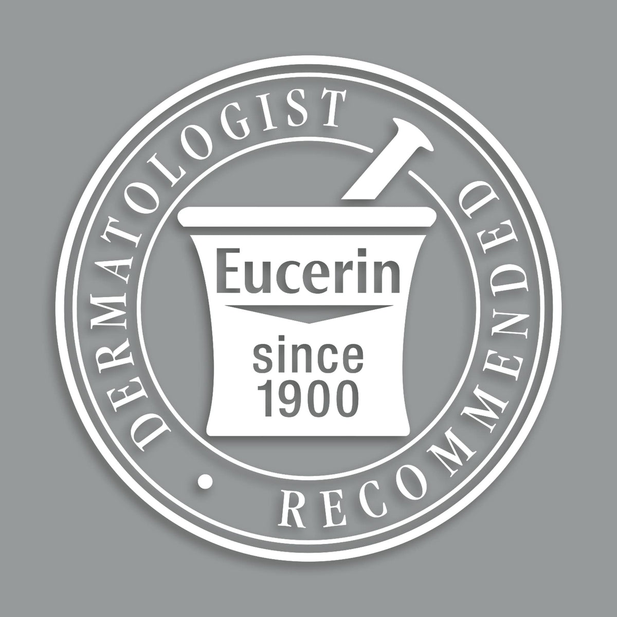 Eucerin Original Healing Lotion bottle on a bathroom counter