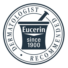 Eucerin Radiant Tone Cleansing Gel 2% AHA bottle in hand