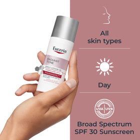 Eucerin Radiant Tone Daily Face Lotion 1.7 FL OZ packaging