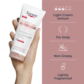 Eucerin Radiant Tone Dark Spot Corrector Body Cream 7 OZ back view