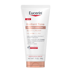 Eucerin Radiant Tone Dark Spot Corrector Body Cream 7 OZ tube front view