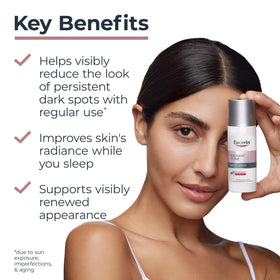 Eucerin Radiant Tone Night Cream bottle side view