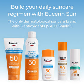 Eucerin Sun Advanced Hydration Sunscreen Lotion SPF 50 with water resistance feature