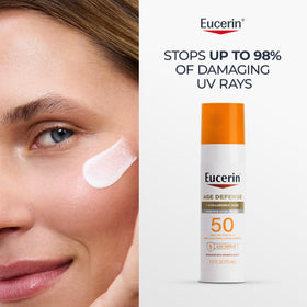 Eucerin Sun Age Defense Face Sunscreen Lotion SPF 50 side view