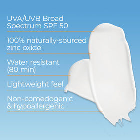 Eucerin Sun Sensitive Mineral Sunscreen Lotion SPF 50 application on skin