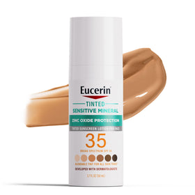 Eucerin Tinted Mineral Face Sunscreen SPF 35 front view