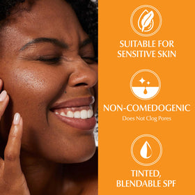 Eucerin Tinted Mineral Face Sunscreen SPF 35 with ingredients list