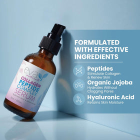 Eva Naturals Multi Peptide Face Serum packaging details