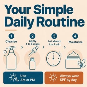 Eva Naturals Vitamin C Serum in a skincare routine