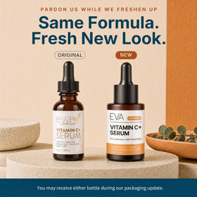 Eva Naturals Vitamin C Serum packaging side view