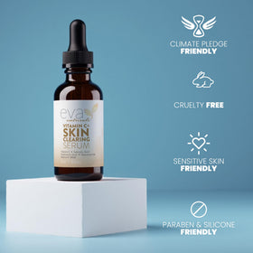 Eva Naturals Vitamin C Serum packaging with ingredients listed