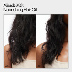 EVA·NYC Quick Absorbing Hair & Body Oil application on hair