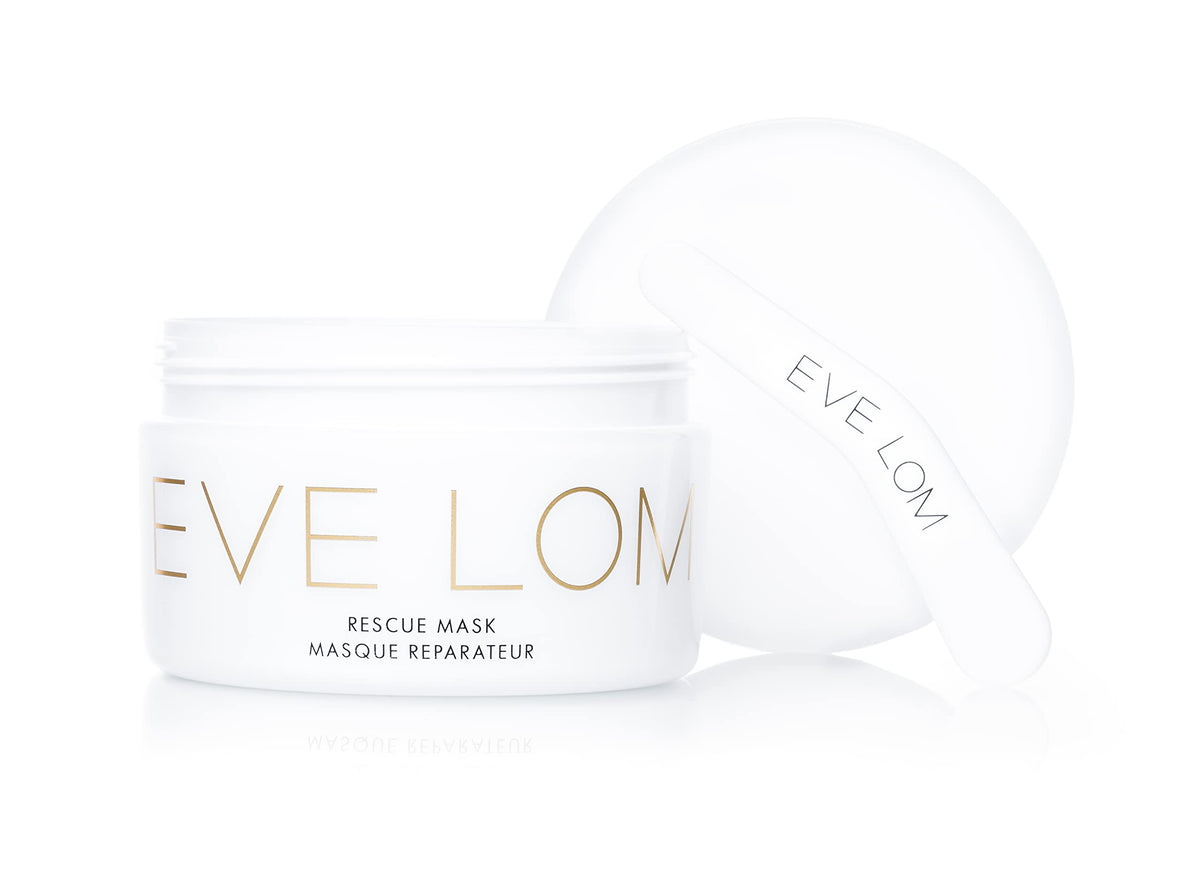 EVE LOM Rescue Facial Mask 100ml packaging side view
