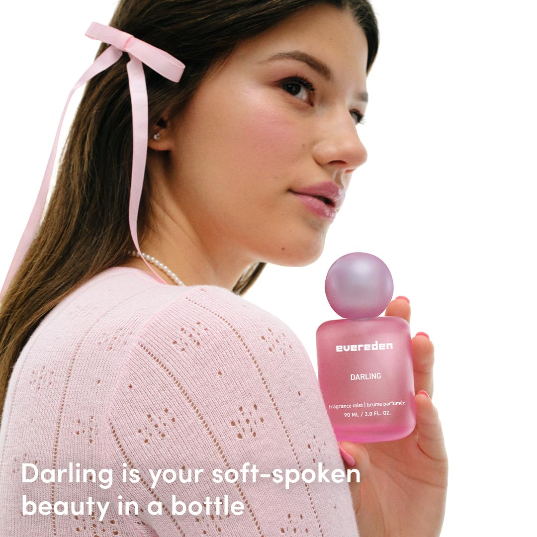 Evereden Darling Hair & Body Fragrance Mist close-up of cap