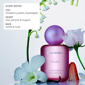 Evereden Darling Hair & Body Fragrance Mist with packaging