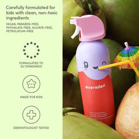 Evereden Kids Body Wash Foam Duo foam texture demonstration