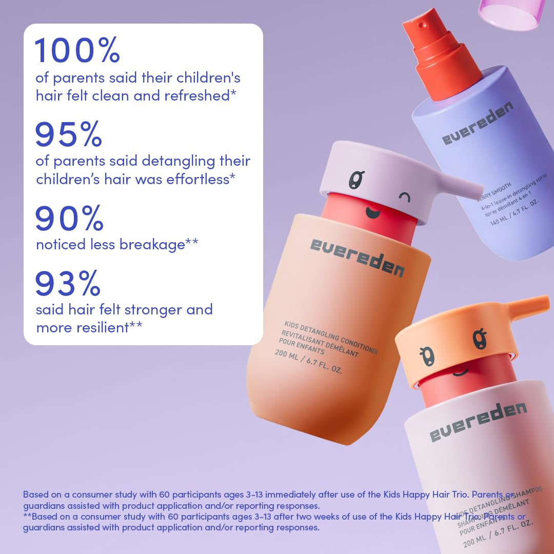 Evereden Kids Conditioner bottle close-up