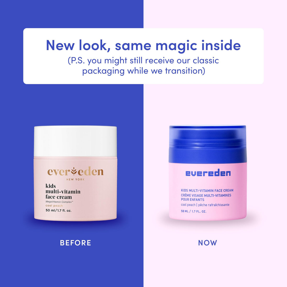 Evereden Kids Face Cream 2-Pack Peach packaging