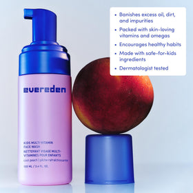 Evereden Kids Face Wash packaging details