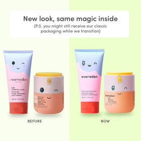 Evereden Kids Face Wash packaging with vibrant tropical design