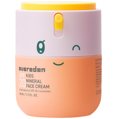Evereden Kids Mineral Face Cream SPF 20 front view
