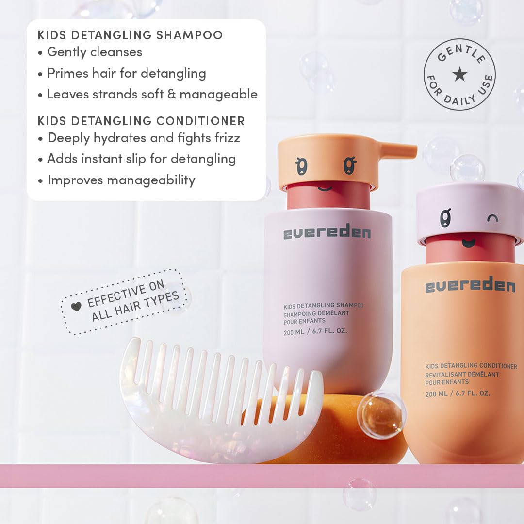 Evereden Kids Shampoo bottle close-up