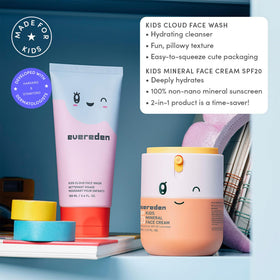 Evereden Kids SPF 20 Cream side view showing creamy texture
