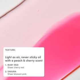 Evereden Kids Tinted Lip Oil Red displayed with other kids' beauty products