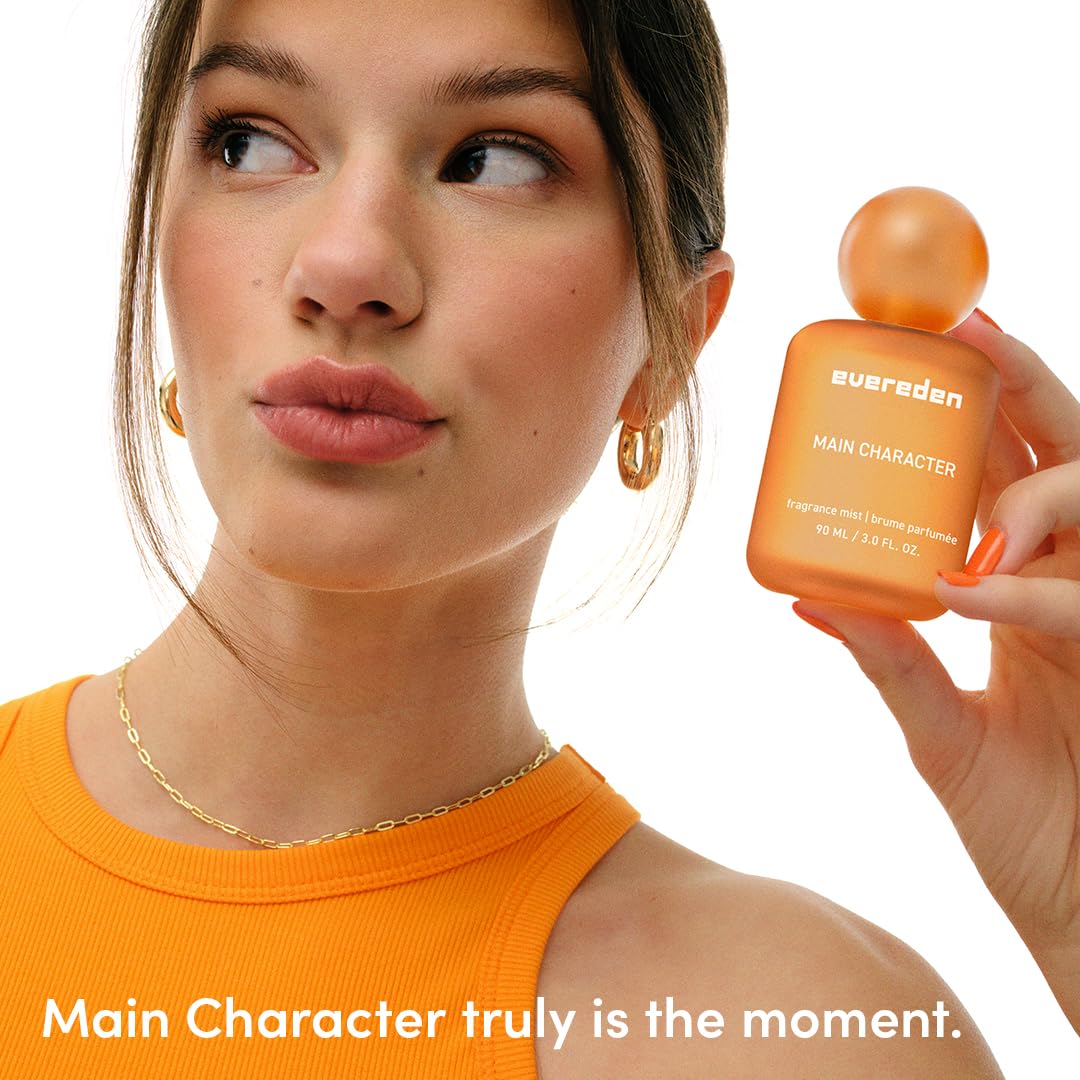 Evereden Main Character Hair & Body Fragrance Mist bottle close-up