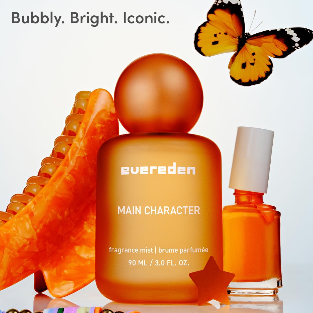 Evereden Main Character Hair & Body Fragrance Mist side view