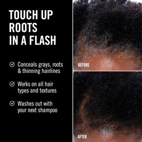 EVERPRO Gray Away Instant Root Cover Up Spray 2.5oz Black back view