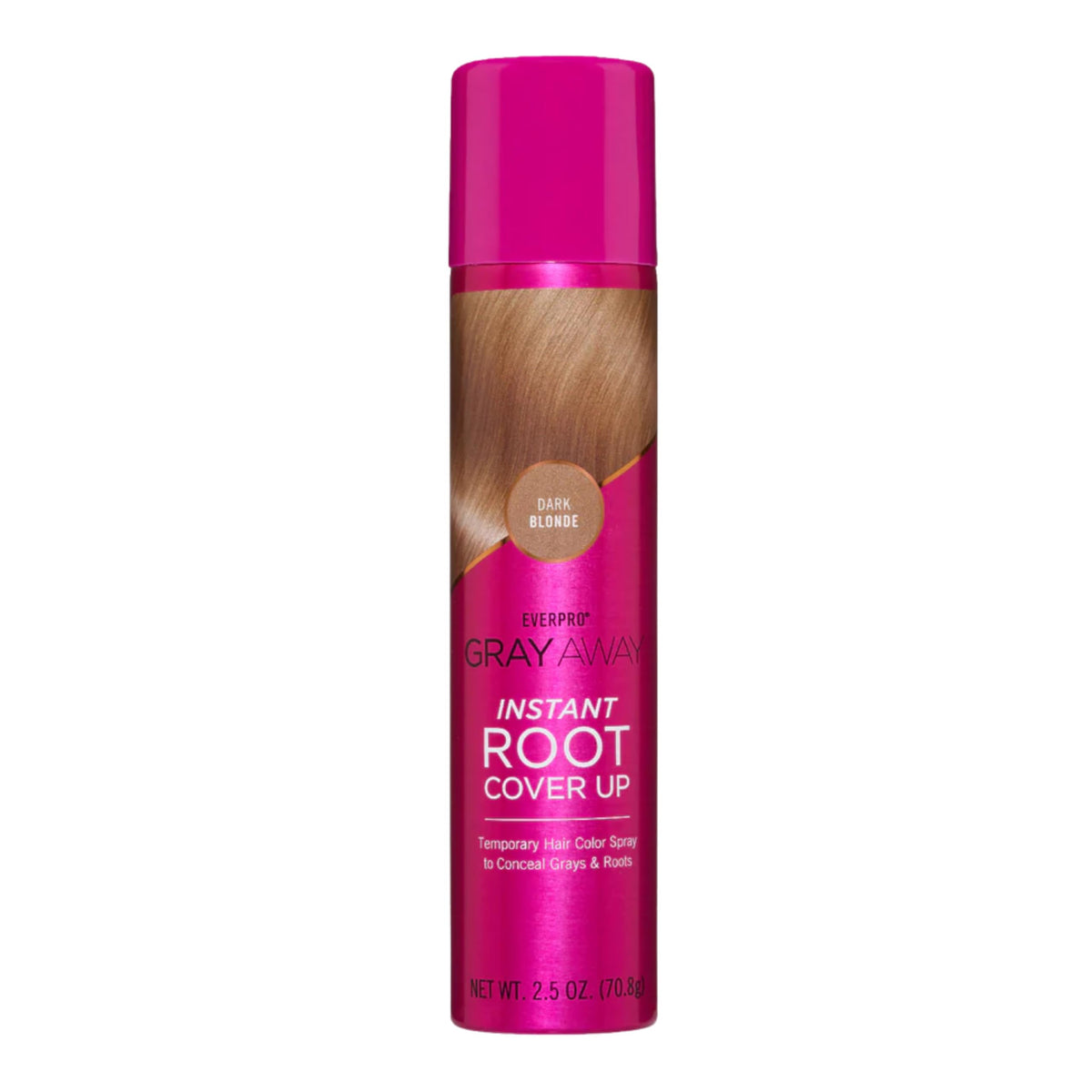 EVERPRO Gray Away Instant Root Cover Up Spray 2.5oz Dark Blonde front view
