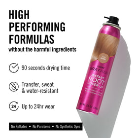 EVERPRO Gray Away Instant Root Cover Up Spray 2.5oz Dark Blonde nozzle close-up