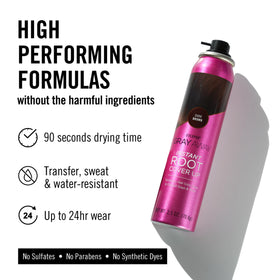 EVERPRO Gray Away Instant Root Cover Up Spray Dark Brown nozzle close-up