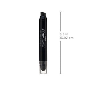 EVERPRO Gray Away Root Touchup Quick Stick Black application demonstration