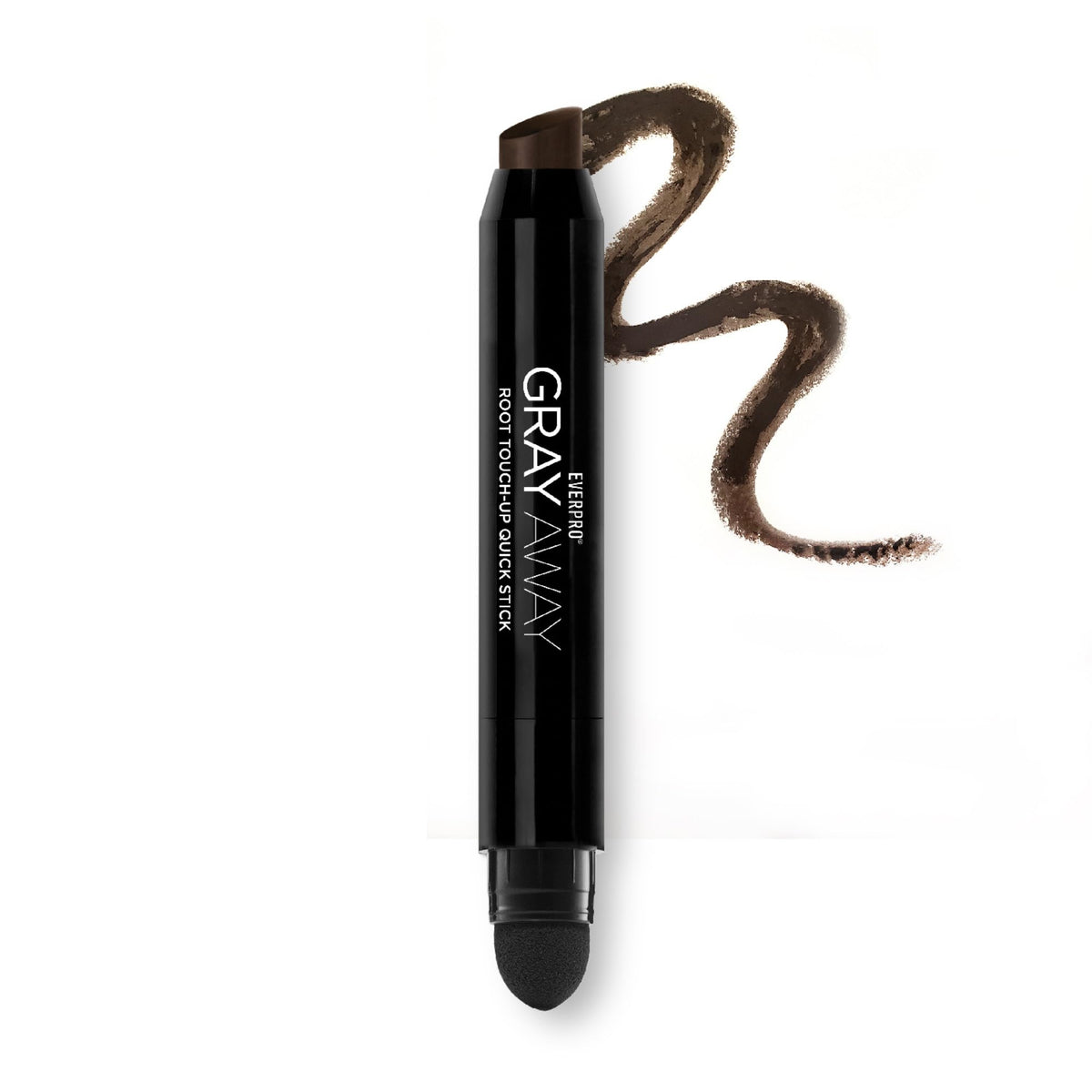 EVERPRO Gray Away Root Touchup Quick Stick Black/Dark Brown side view