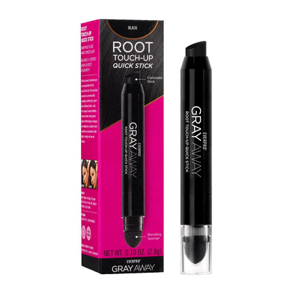 EVERPRO Gray Away Root Touchup Quick Stick Black front view