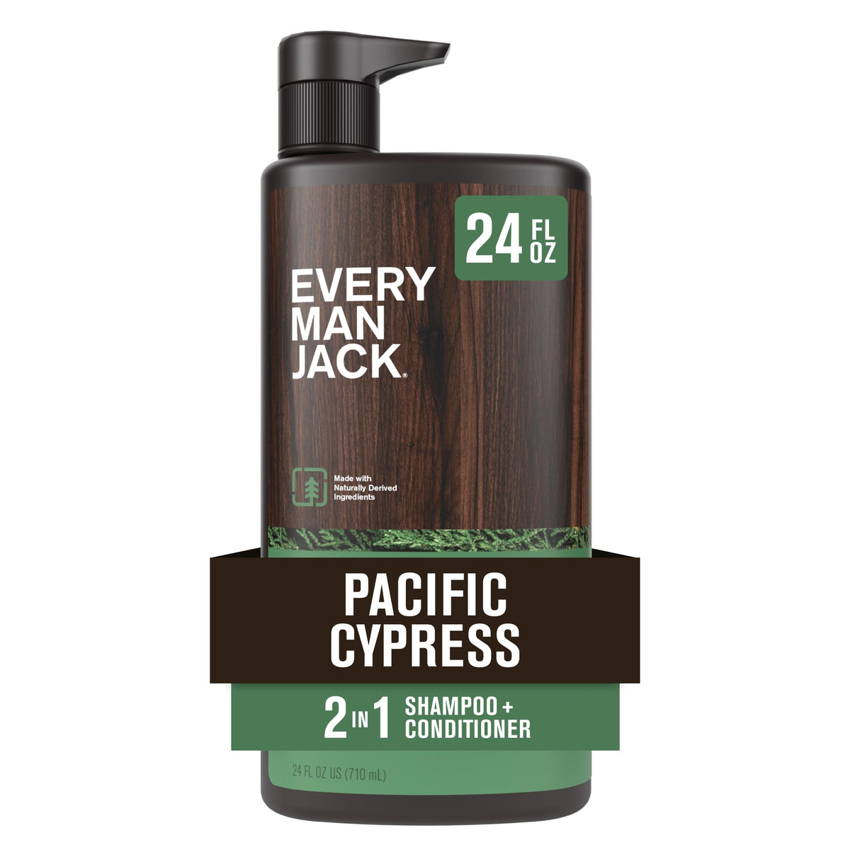 Every Man Jack 2-in-1 Shampoo & Conditioner Pacific Cypress front view