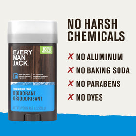 Every Man Jack Aluminum Free Deodorant Fresh Air lifestyle use