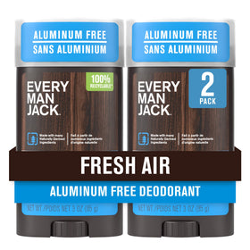 Every Man Jack Aluminum Free Deodorant Fresh Air packaging front view