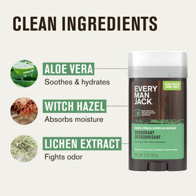 Every Man Jack Aluminum Free Deodorant Pacific Cypress application