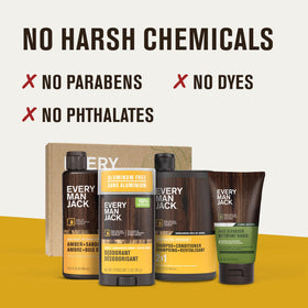 Every Man Jack Bath and Body Shower Gift Set packaging