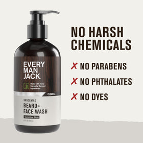 Every Man Jack Beard + Face Wash ingredients list