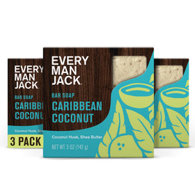 Every Man Jack Body Bar Soap Tropical Coconut 5oz front view